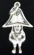 Enano de La Palma en plata